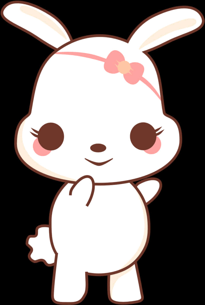 Oulike Kawaii Hasie Prentjie Muurpapier