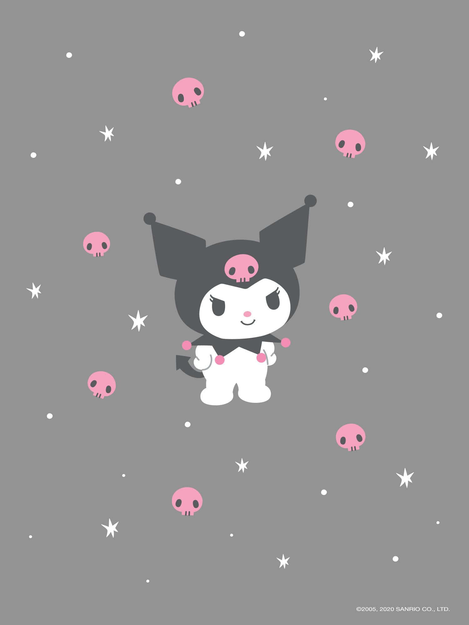 Oulike Kuromi Patroon Agtergrond Muurpapier