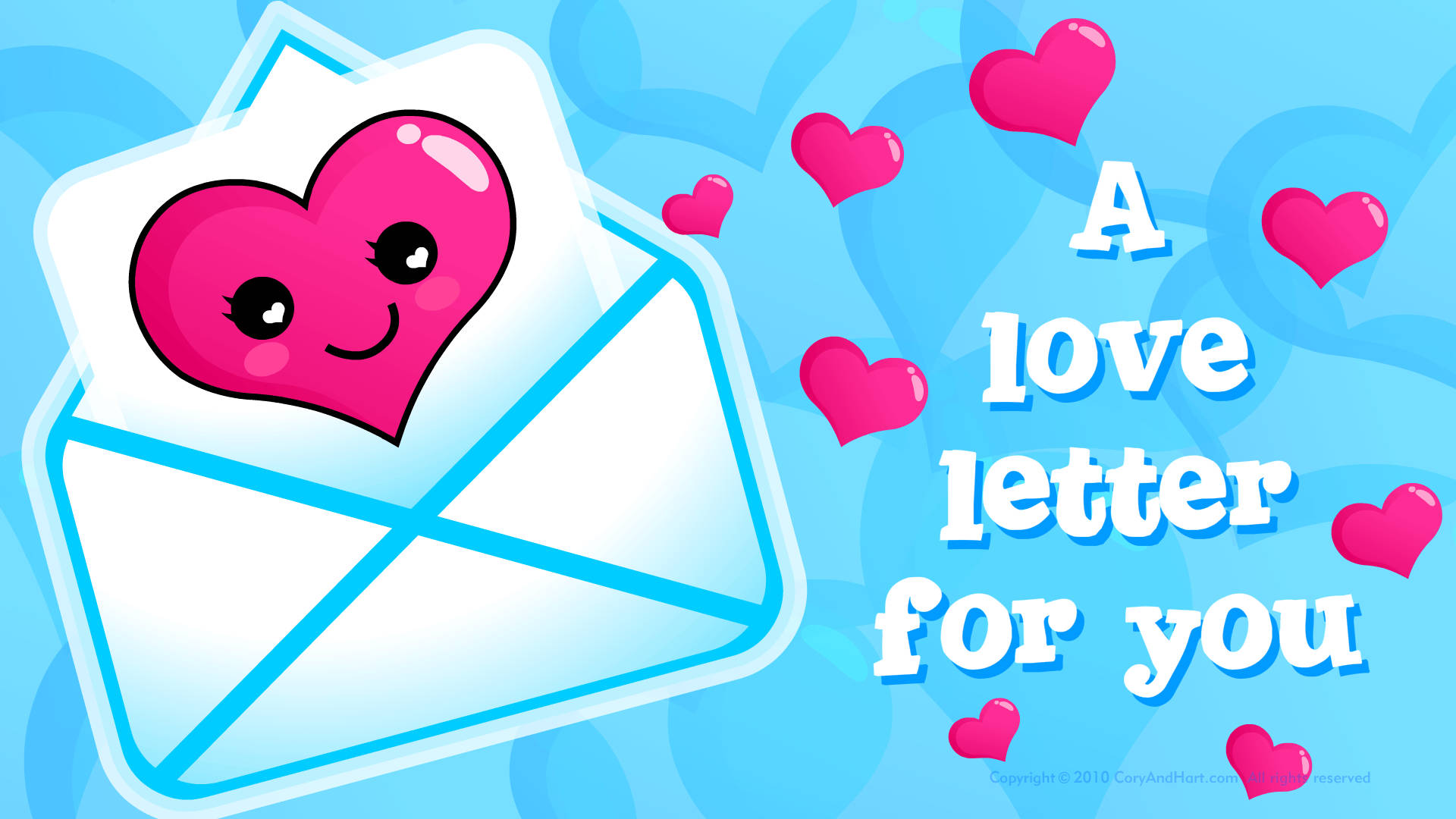 Oulike Liefdesbrief Harte Muurpapier