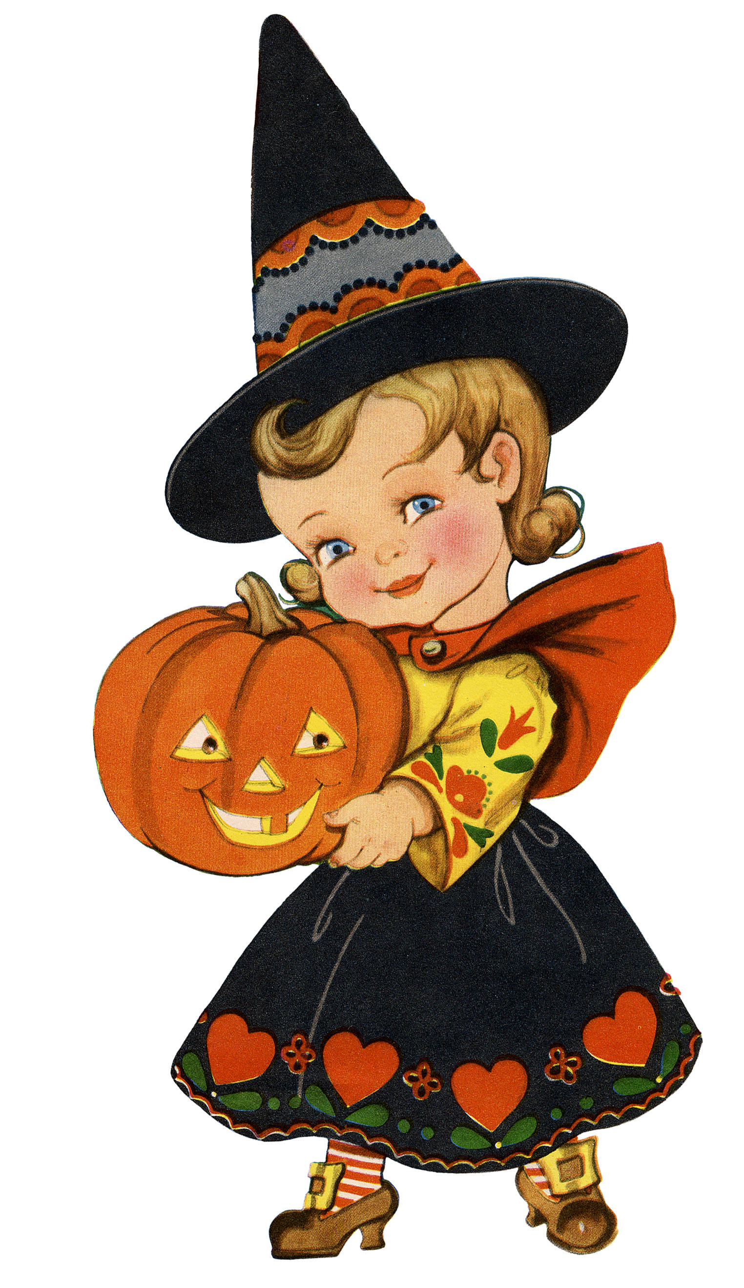 Oulike Meisie vir Halloween iPhone Muurpapier