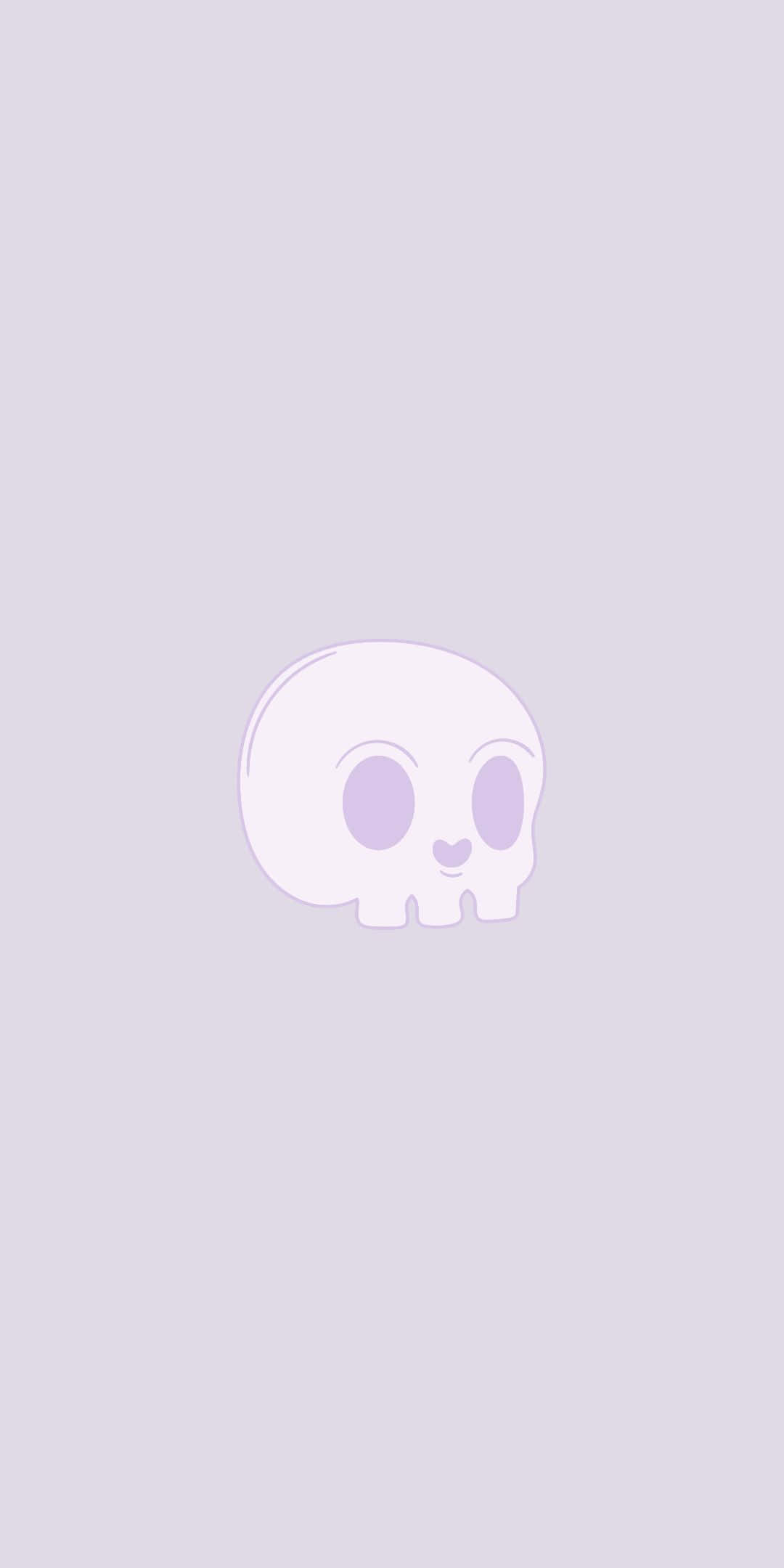 Oulike Minimalistiese Skedel Vir Pixel 3 Agtergrond Muurpapier