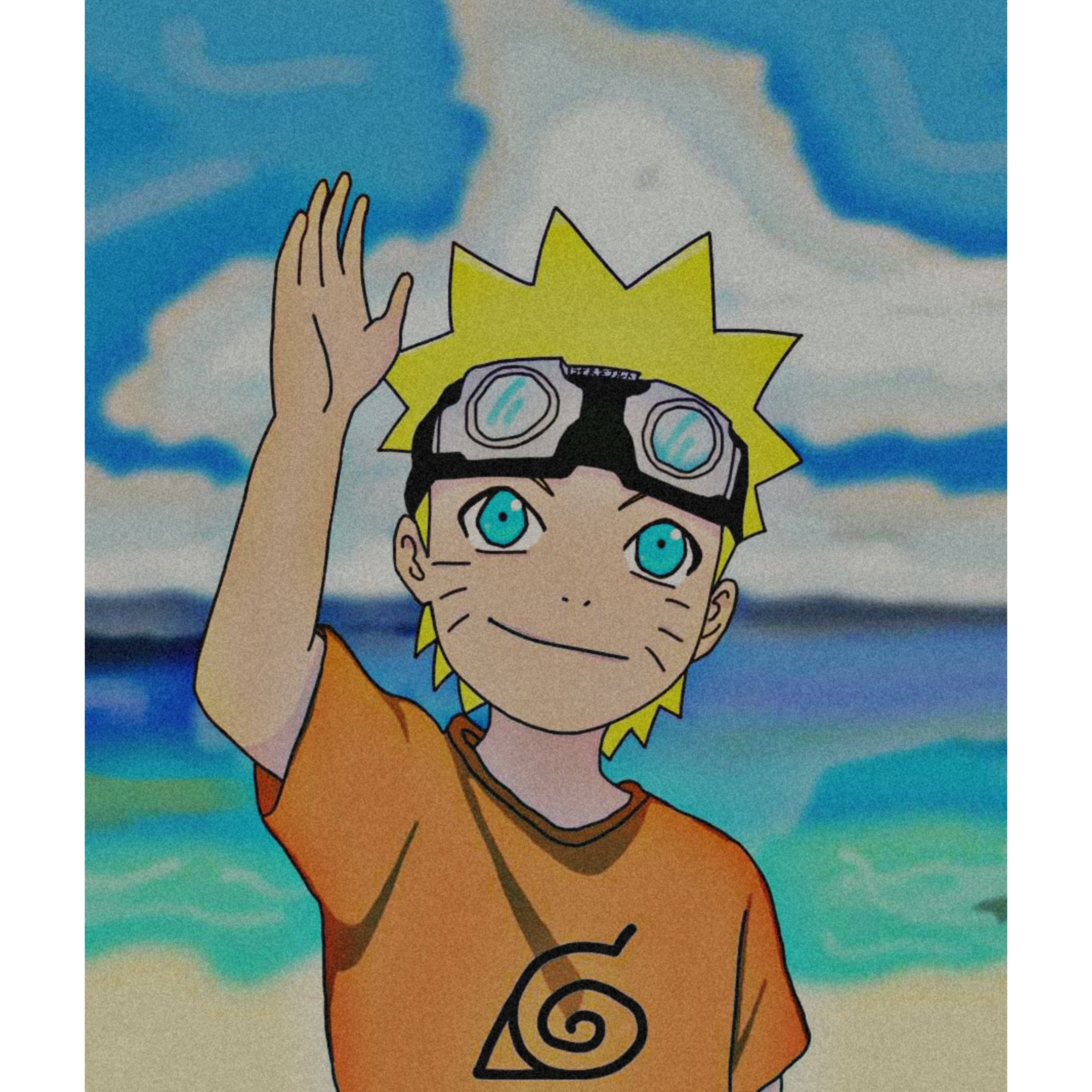Oulike Naruto-kind Muurpapier