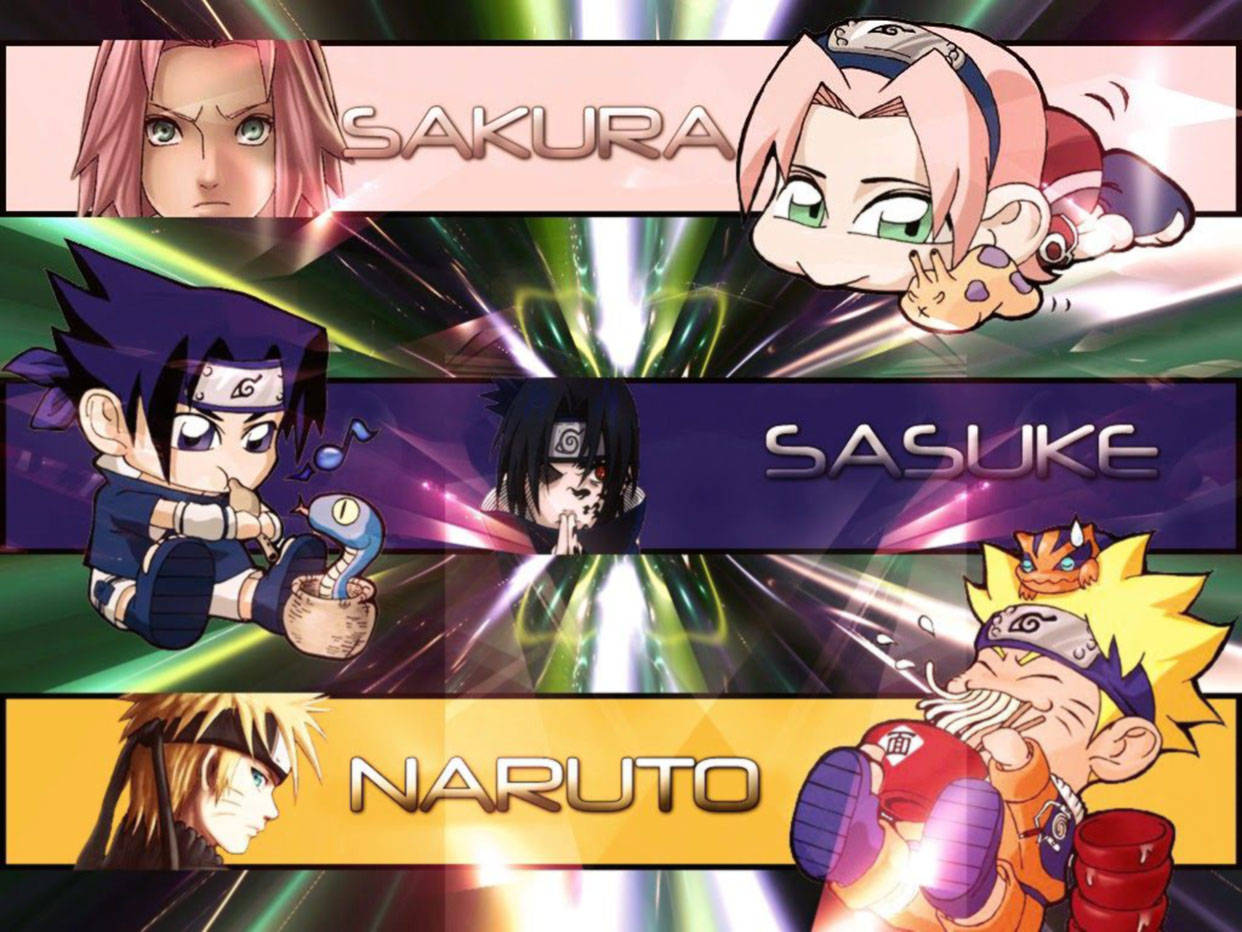 Oulike Naruto Kreatiewe Kuns Muurpapier