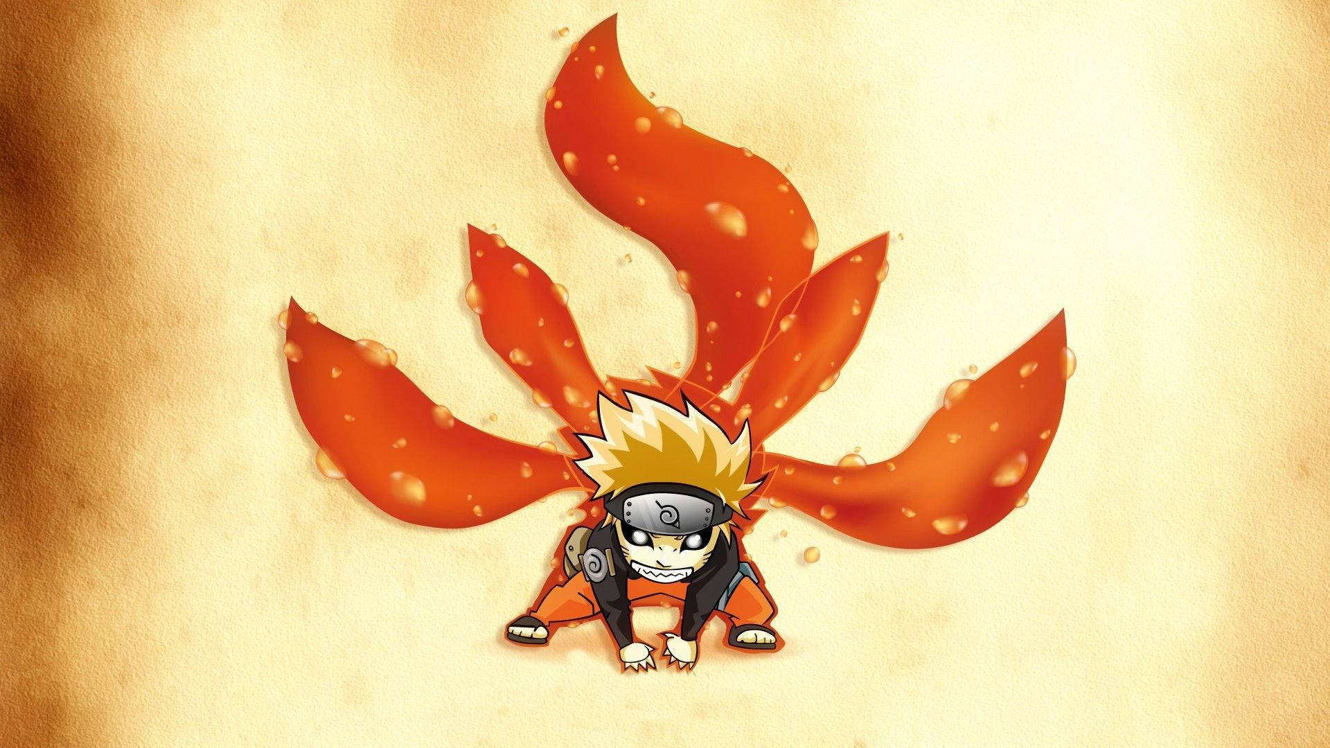 Oulike Naruto Kyuubi-kuns Muurpapier