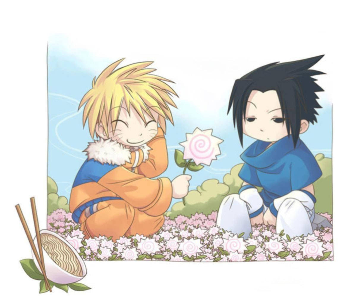 Oulike Naruto Narutomaki Blom Muurpapier