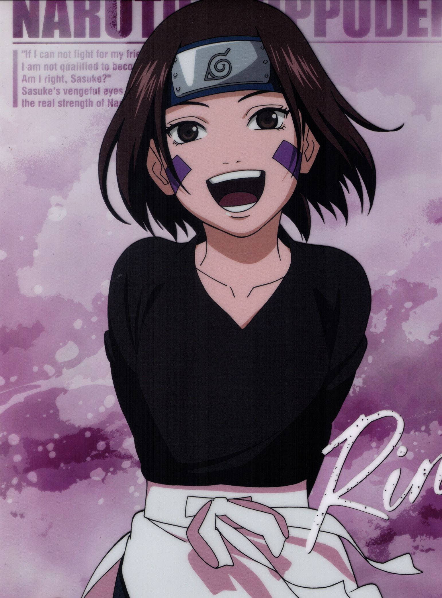 Oulike Naruto Rin Muurpapier