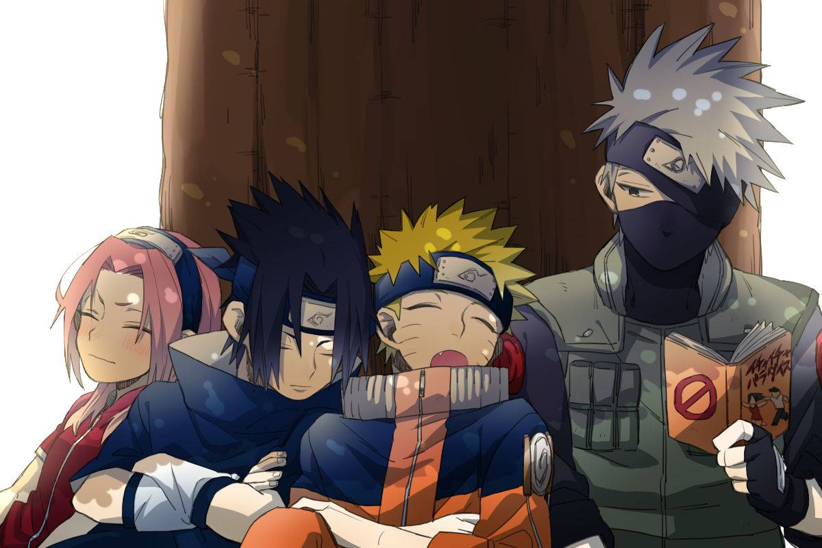 Oulike Naruto Span 7 Muurpapier
