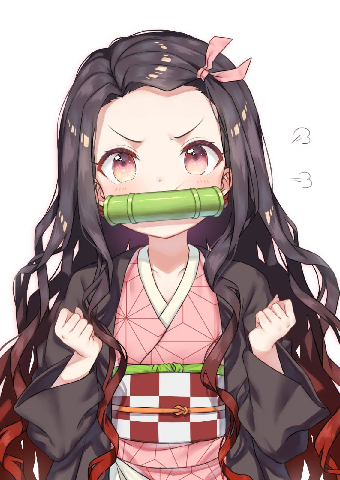 Oulike Nezuko Demon Slayer iPhone Muurpapier