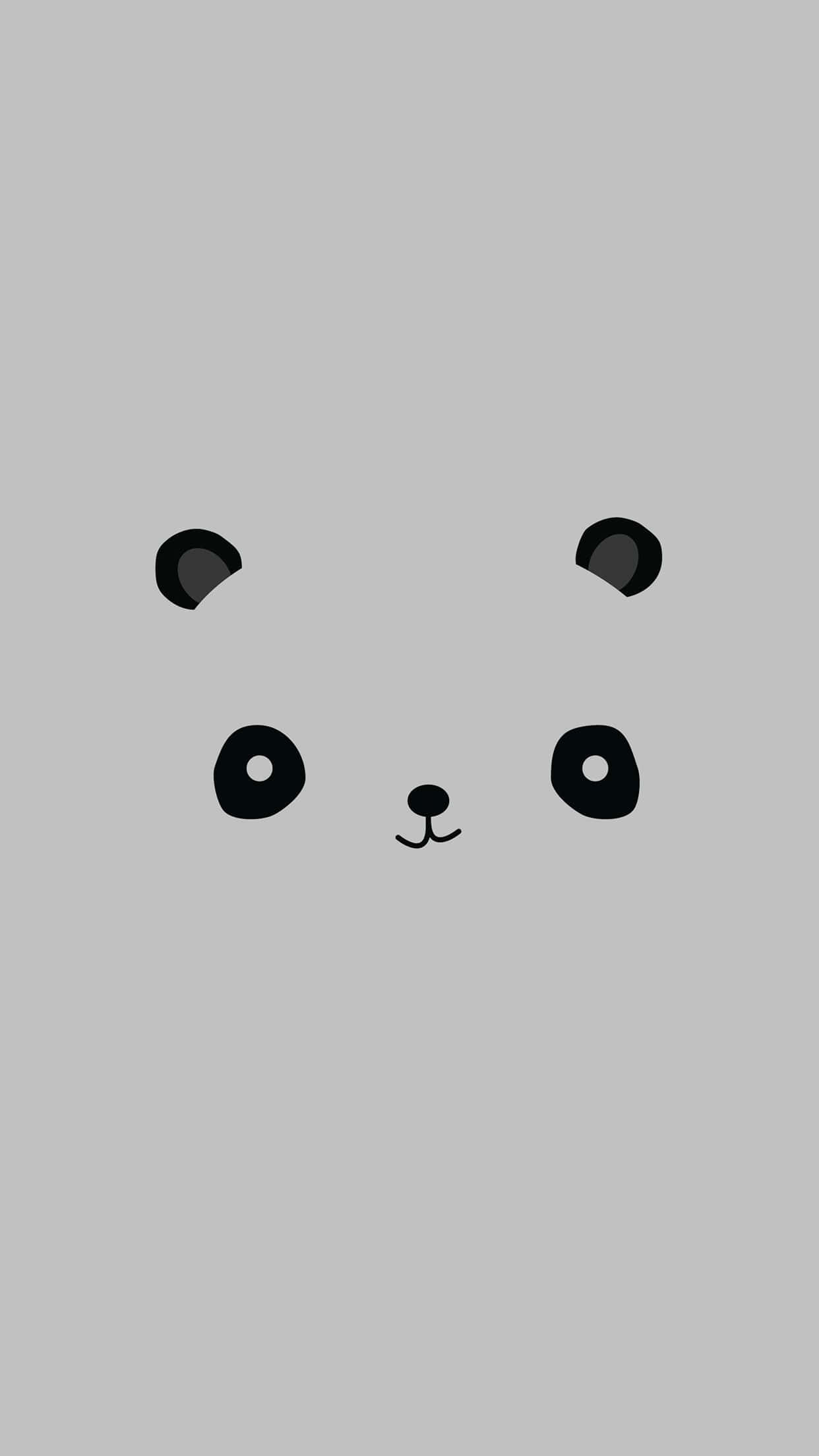 Oulike panda spandeer sy dag in 'n idilliese omgewing Muurpapier