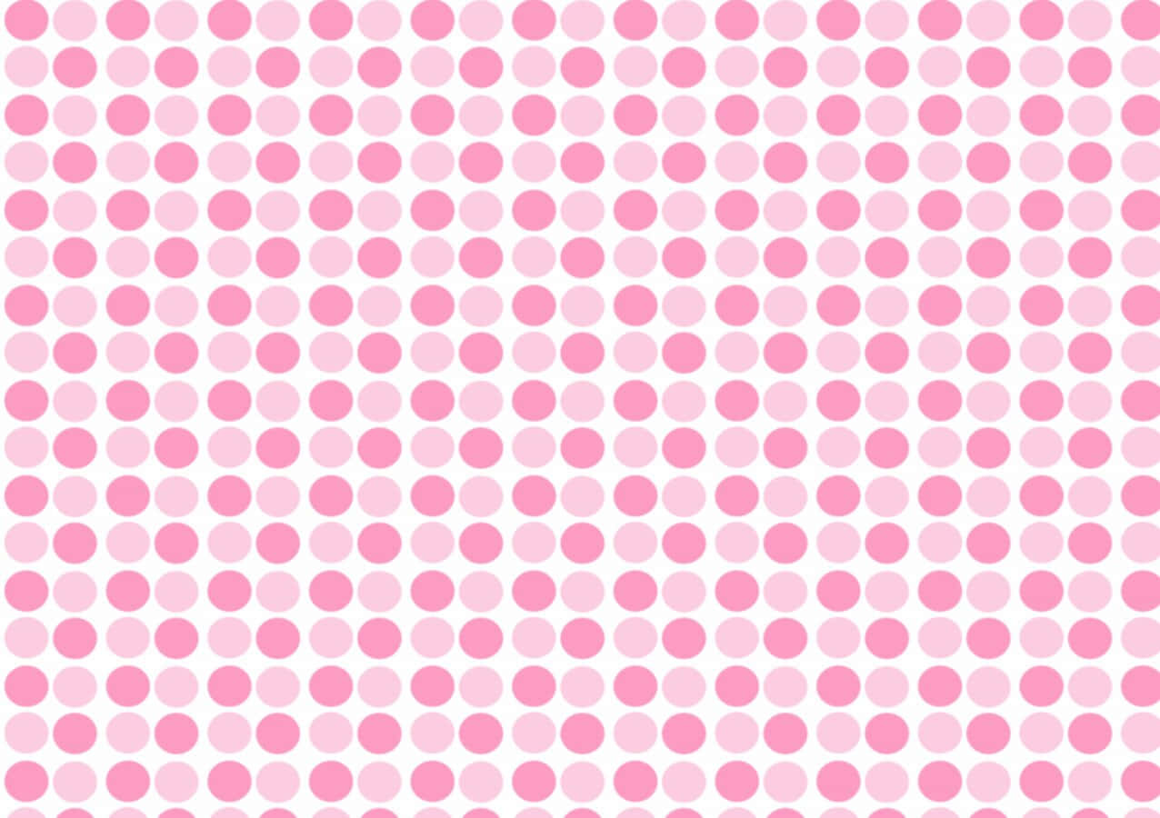 Oulike Pienk Kolletjies Patroon Muurpapier