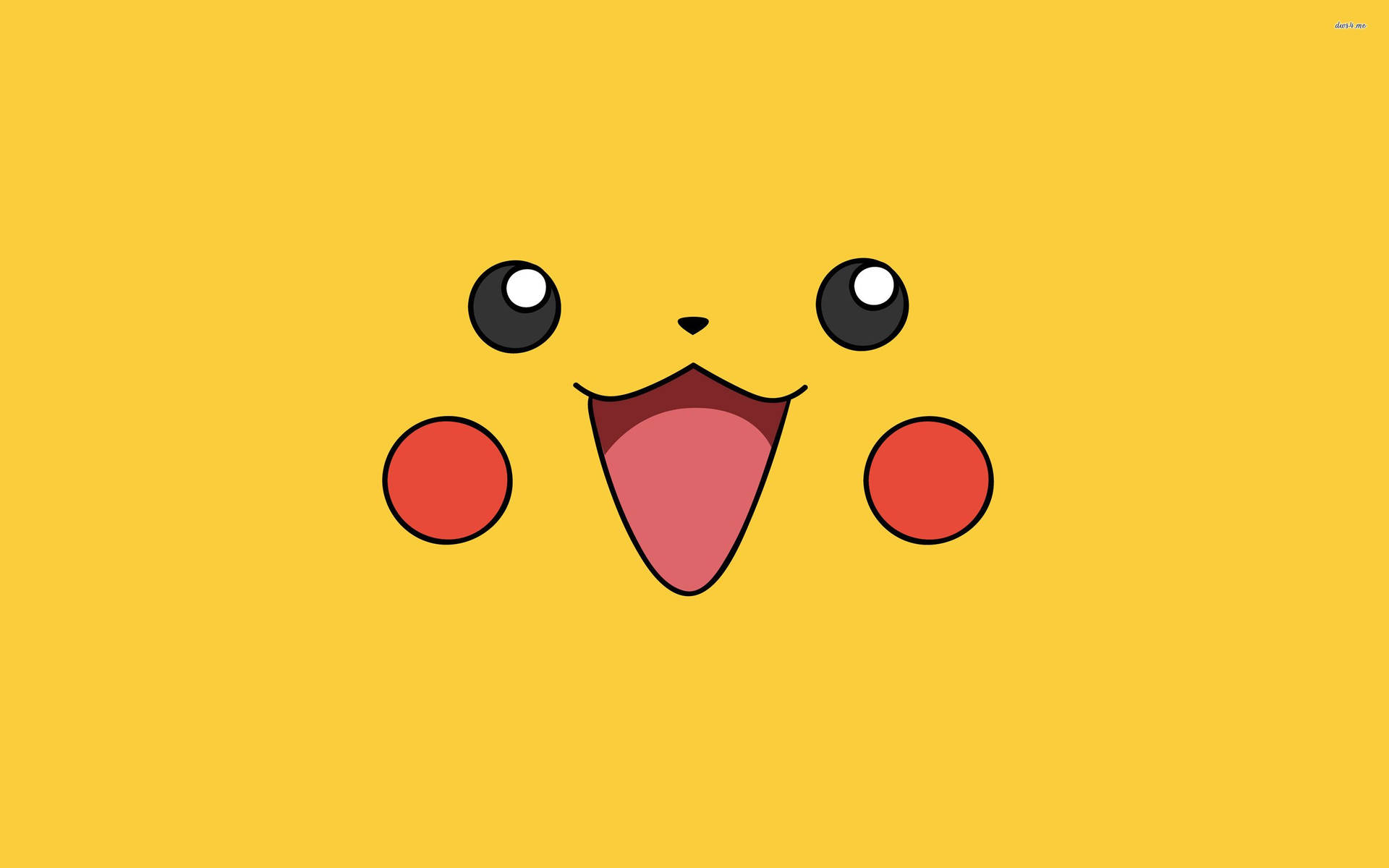 Lieflike Pikachu in Pokemon Anime Muurpapier