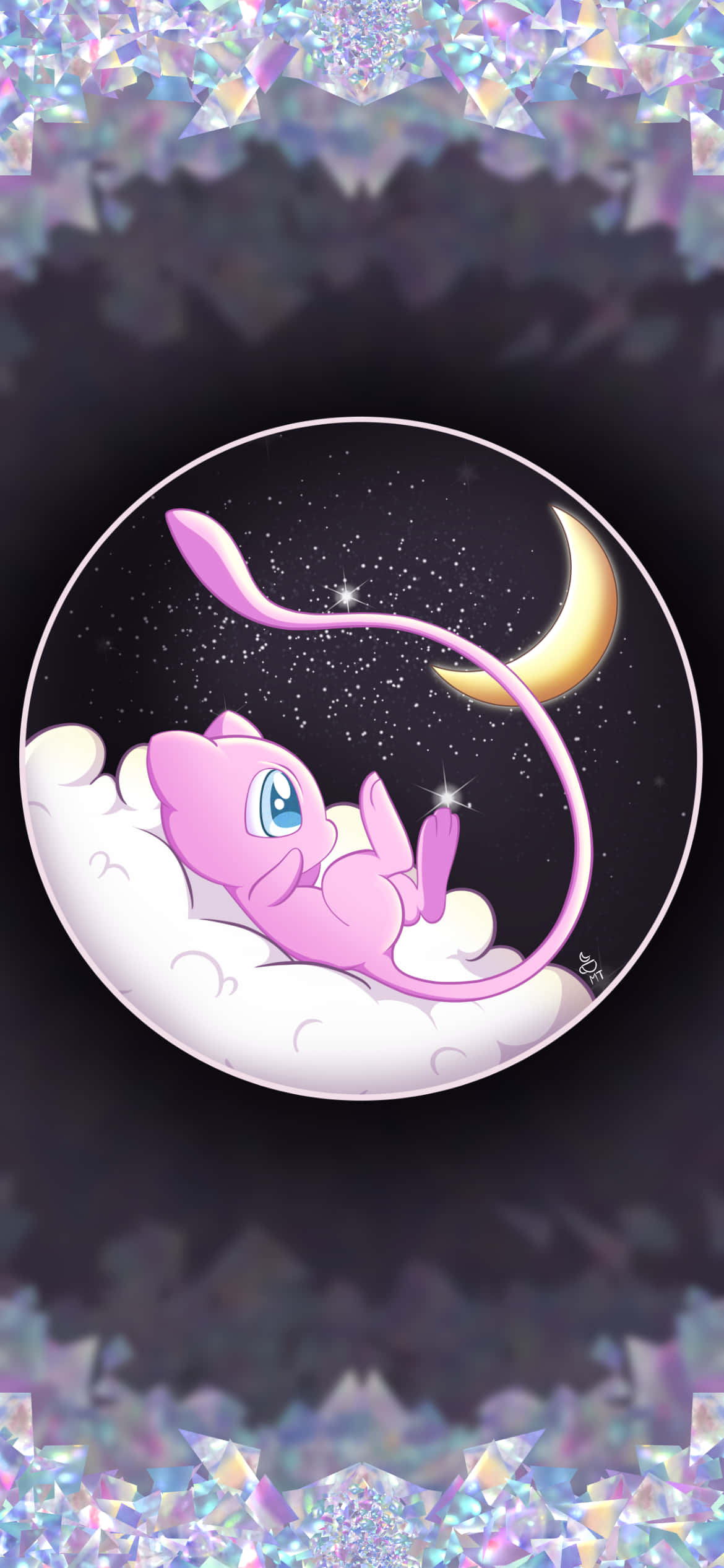 Oulike Pokemon Mew Muurpapier