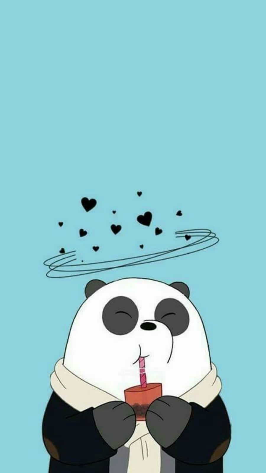Oulike Profielfoto Panda We Bare Bears Prente Muurpapier