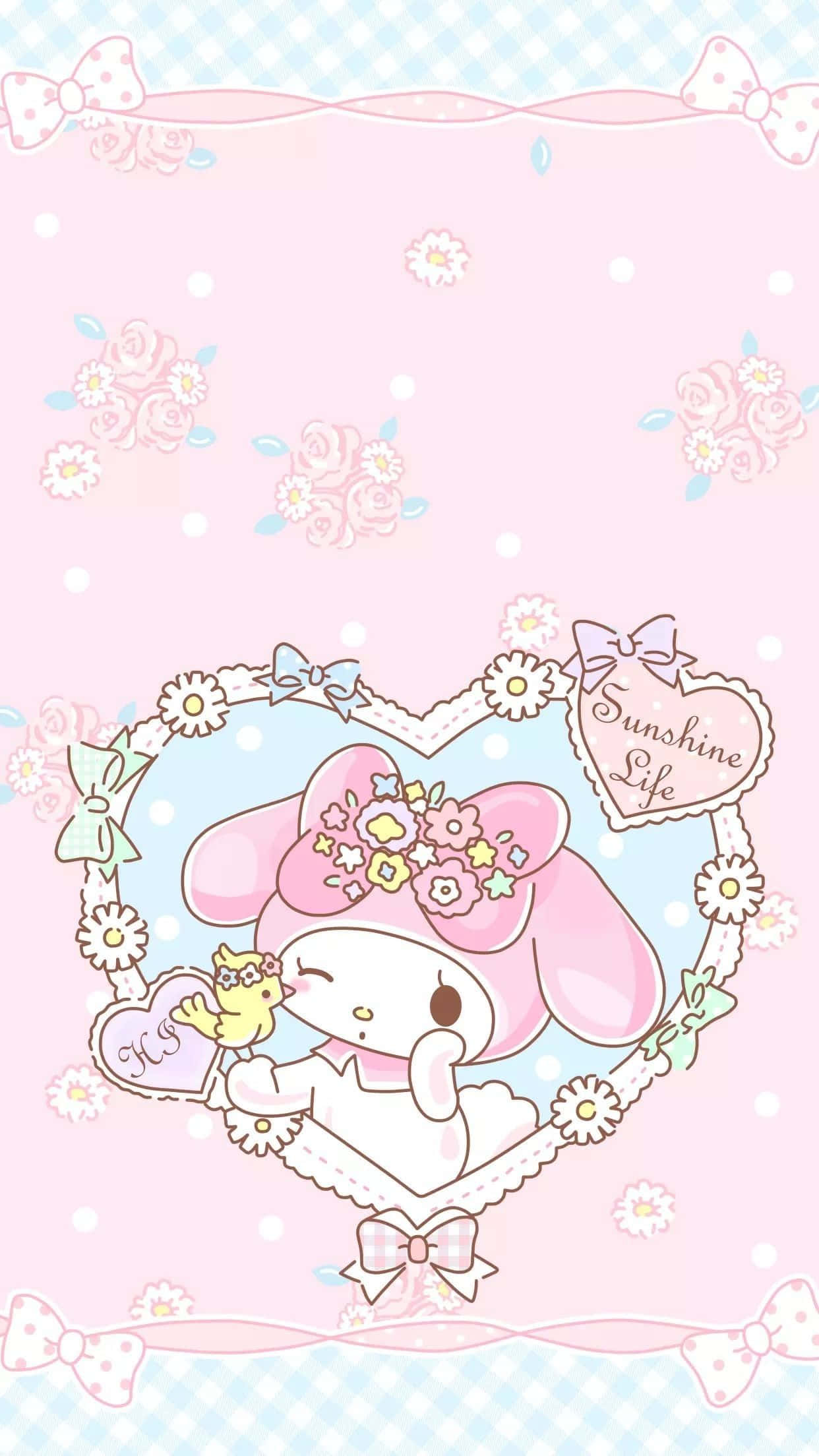 Oulike Sanrio-karakters Agtergrond. Muurpapier