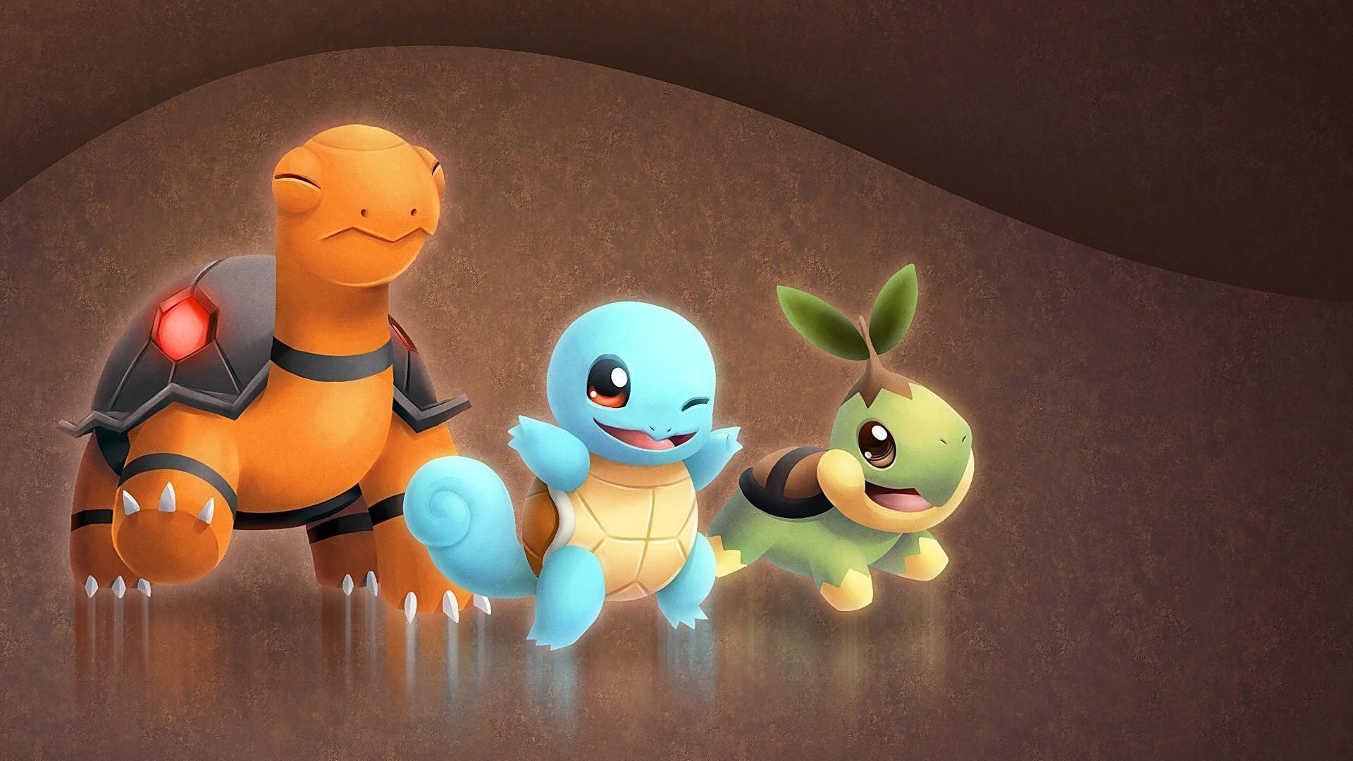 Oulike Skilpad Pokemon Muurpapier