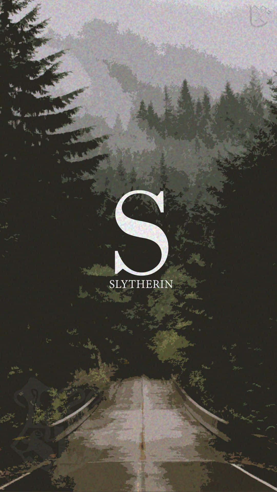 Oulike Slytherin Donker Bos Pad Muurpapier