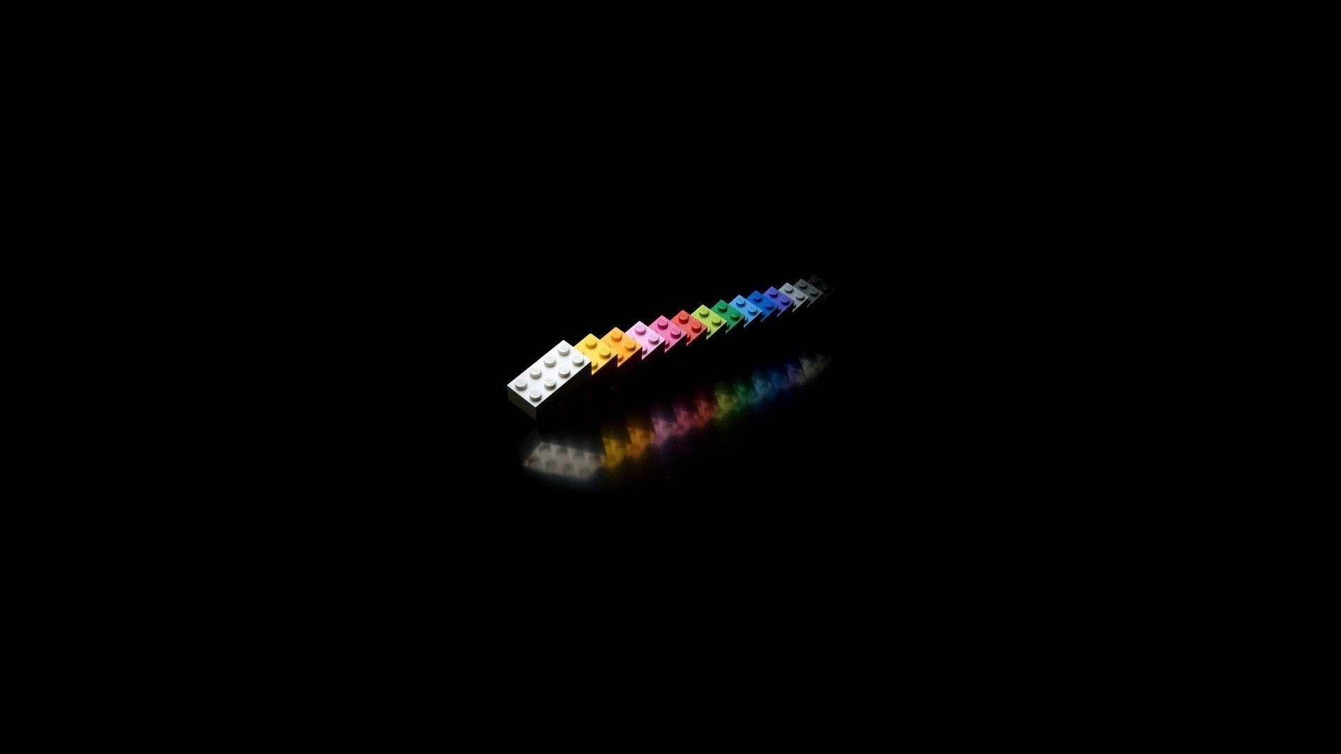 Oulike Swart LEGO Blokkies Muurpapier