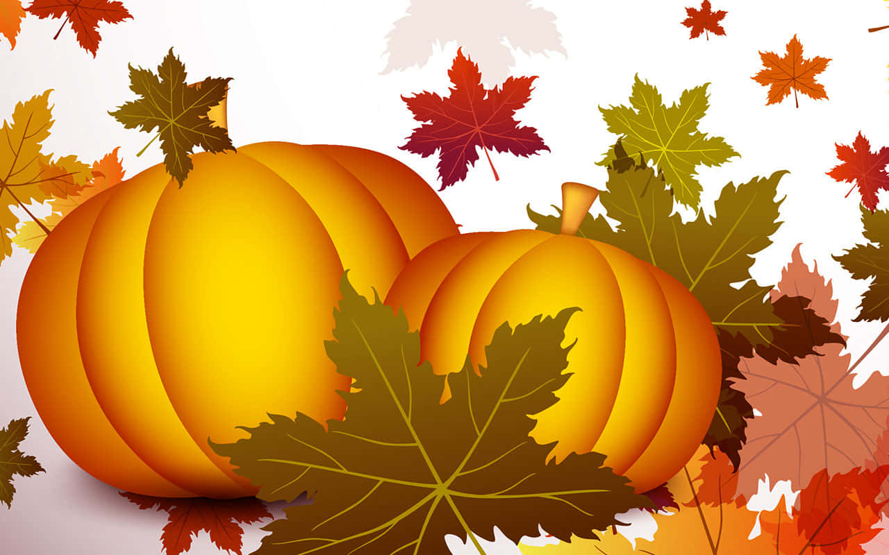 Oulike Thanksgiving-agtergrond Muurpapier