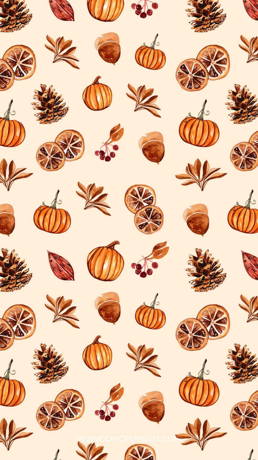 Oulike Thanksgiving-agtergrond Muurpapier