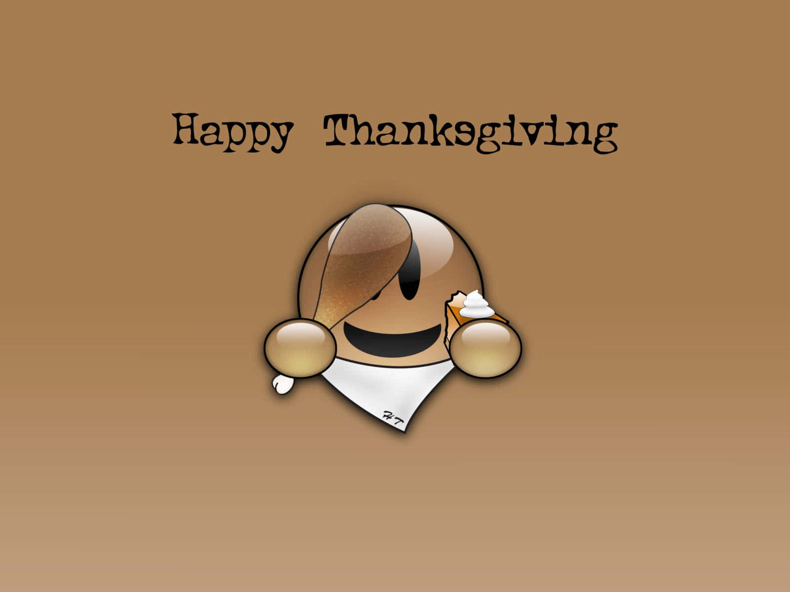 Oulike Thanksgiving-agtergrond Muurpapier