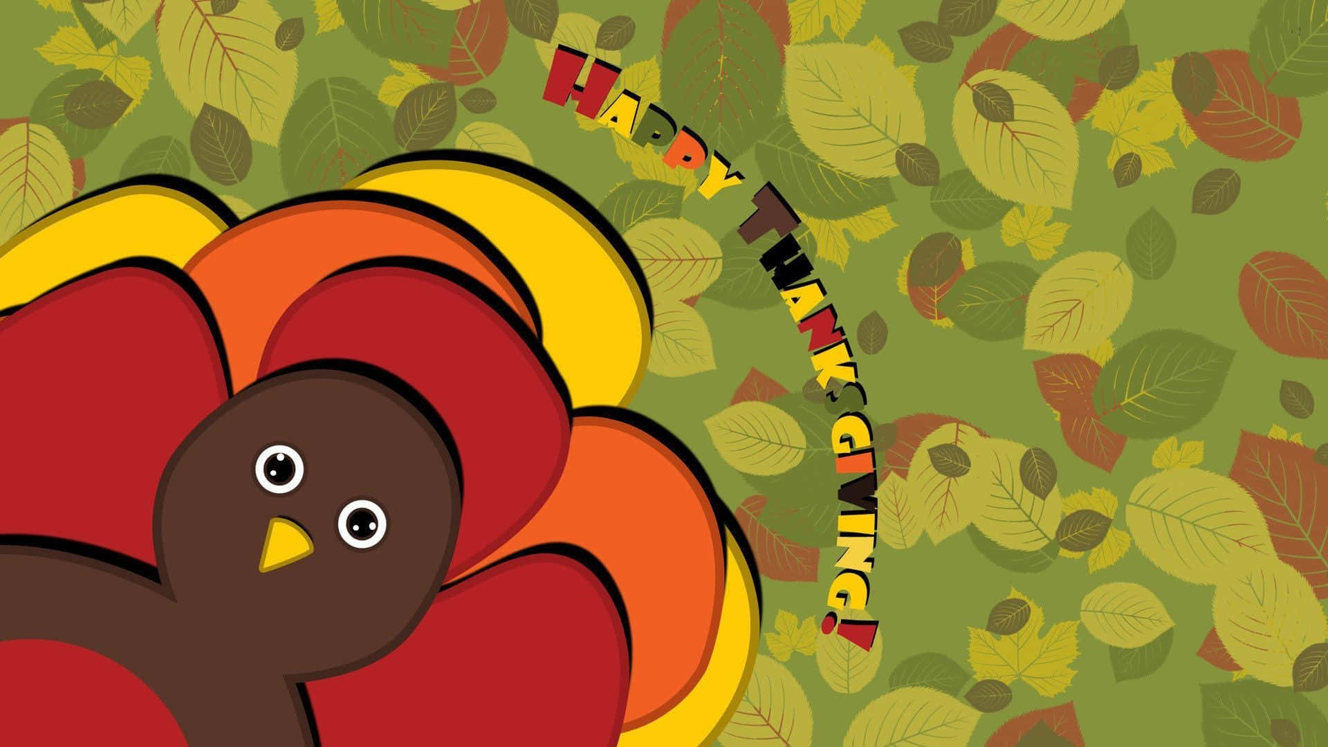 Oulike Thanksgiving-agtergrond Muurpapier