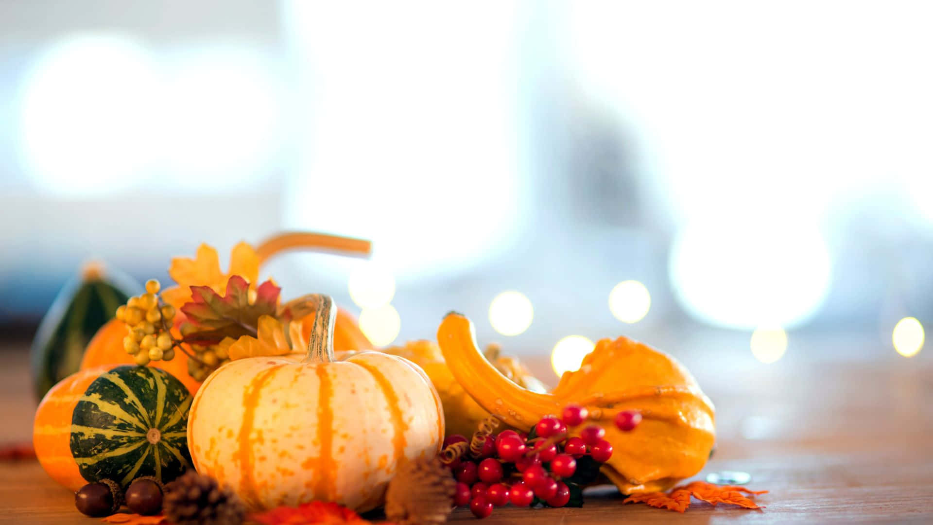 Oulike Thanksgiving-agtergrond Muurpapier