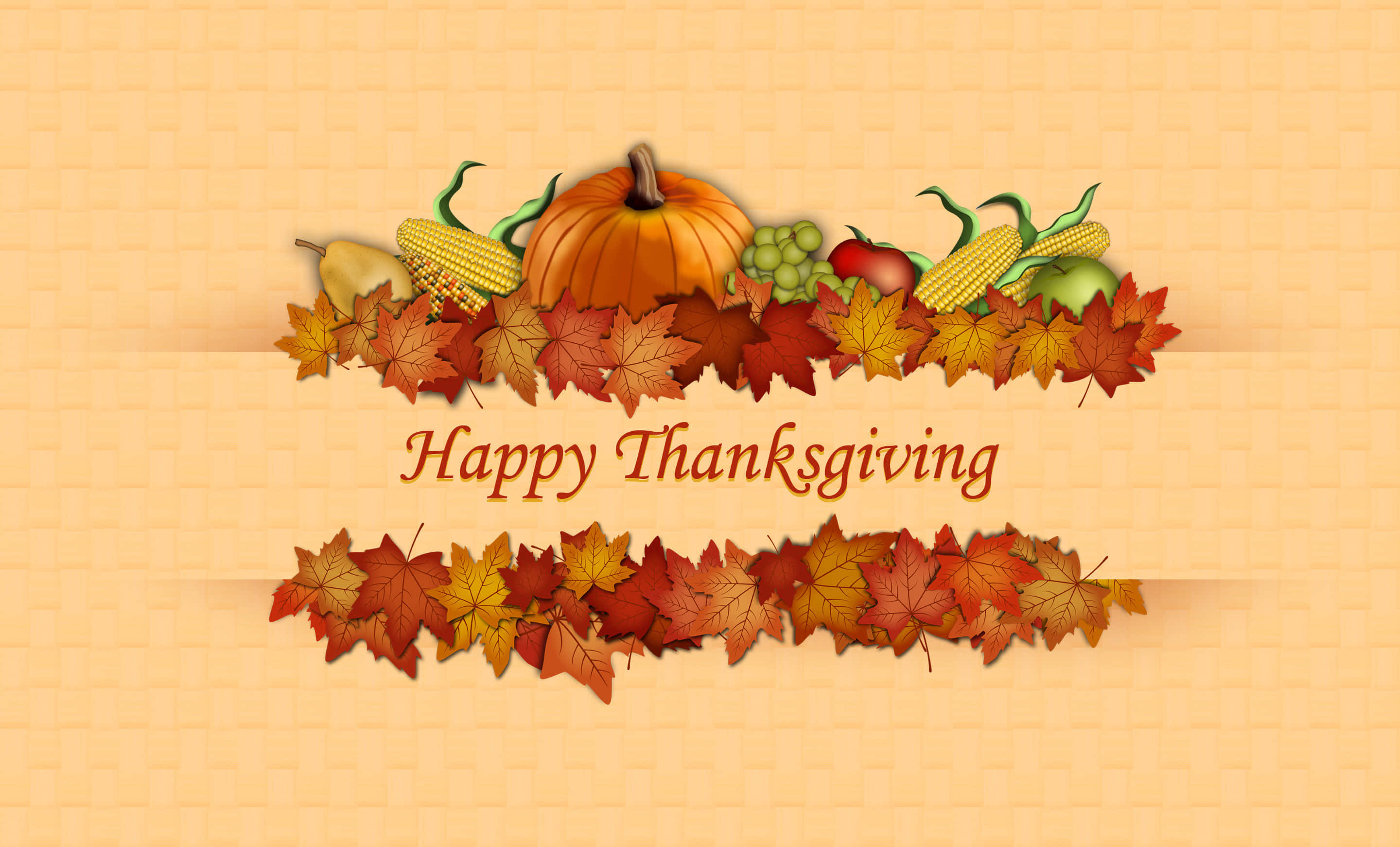 Oulike Thanksgiving-agtergrond Muurpapier