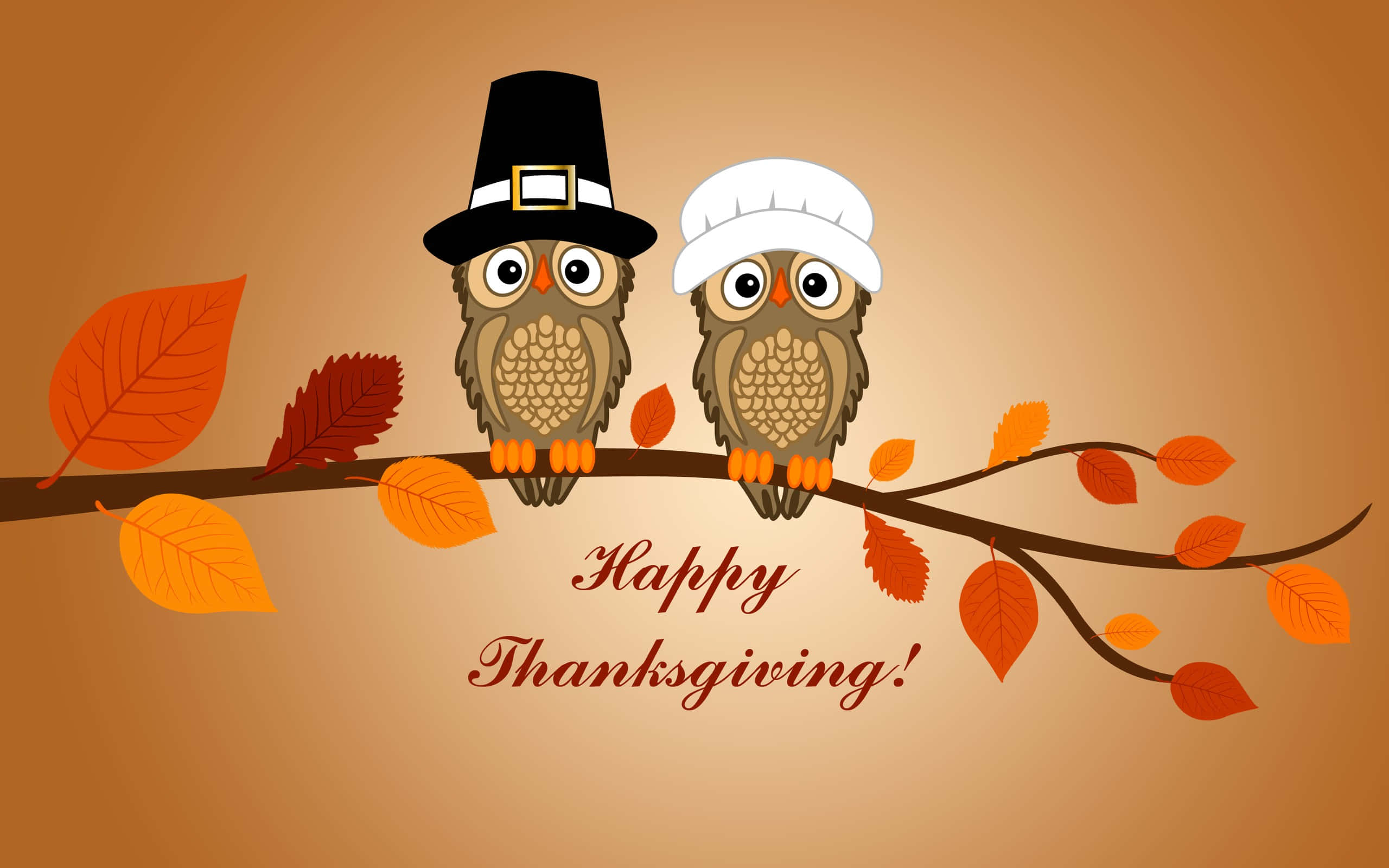 Oulike Thanksgiving-agtergrond Muurpapier