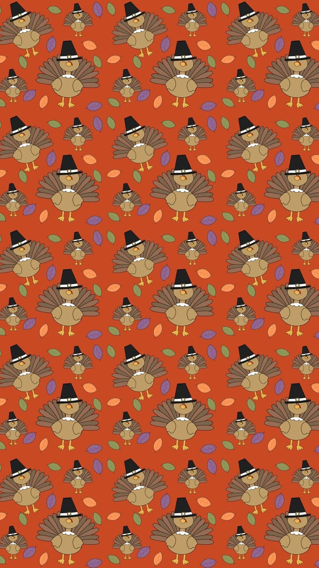Oulike Thanksgiving-agtergrond Muurpapier