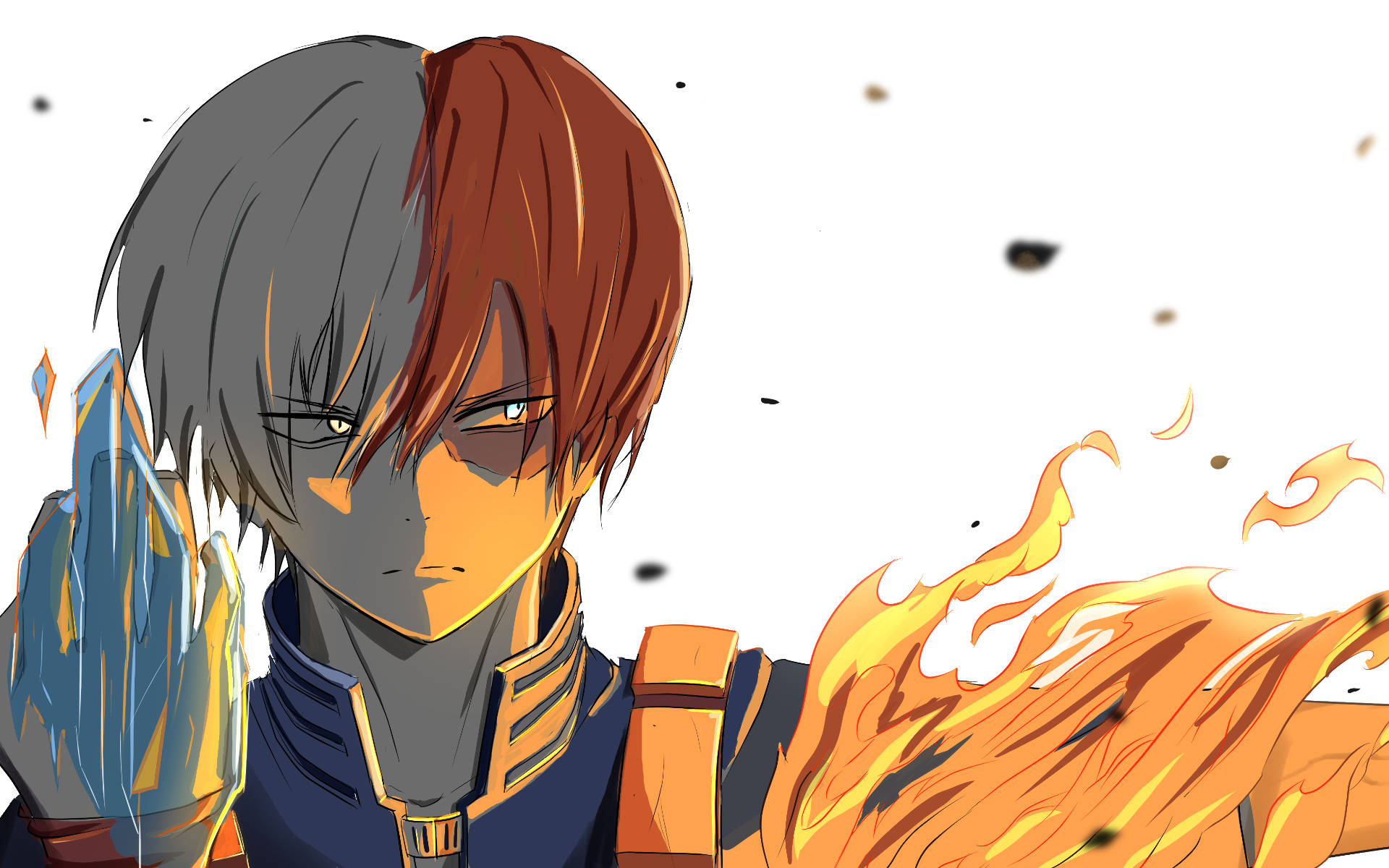 Oulike Todoroki Anime Muurpapier