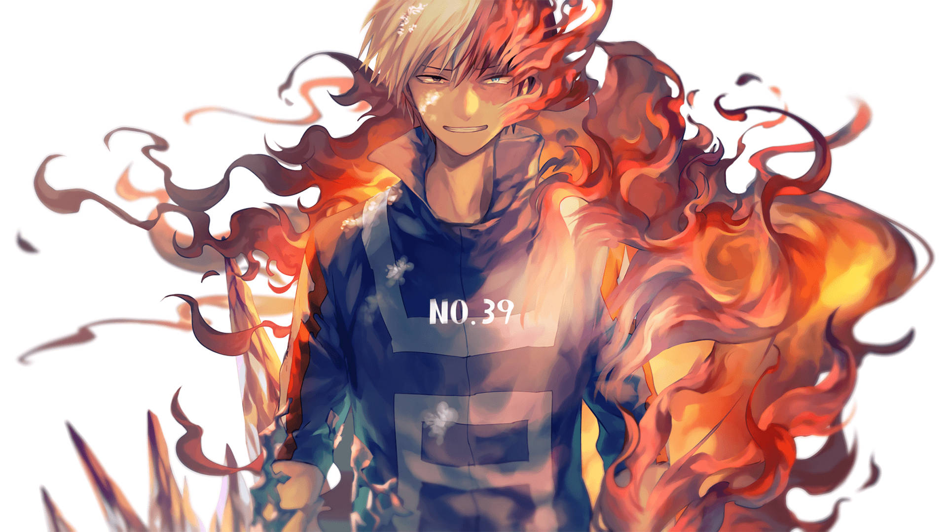 Oulike Todoroki My Hero Academia Muurpapier