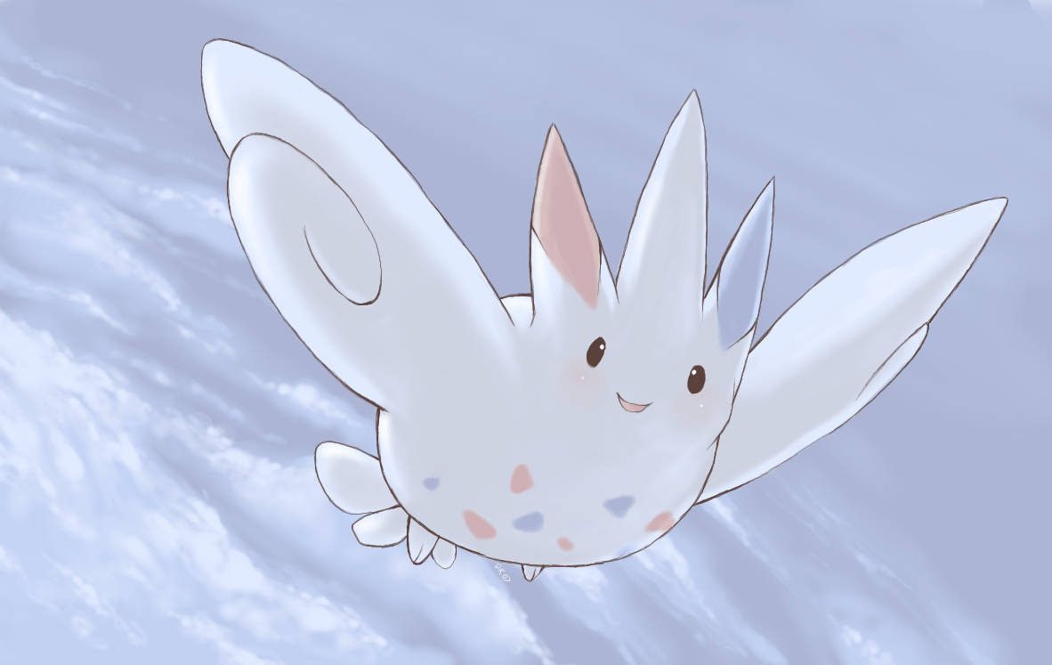 Oulike Togekiss Tekening Muurpapier
