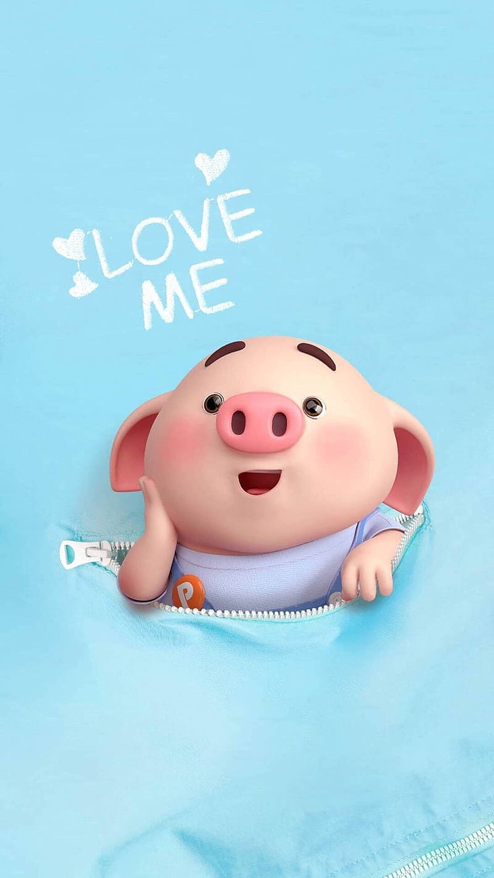 Oulike Vark Lief My Muurpapier