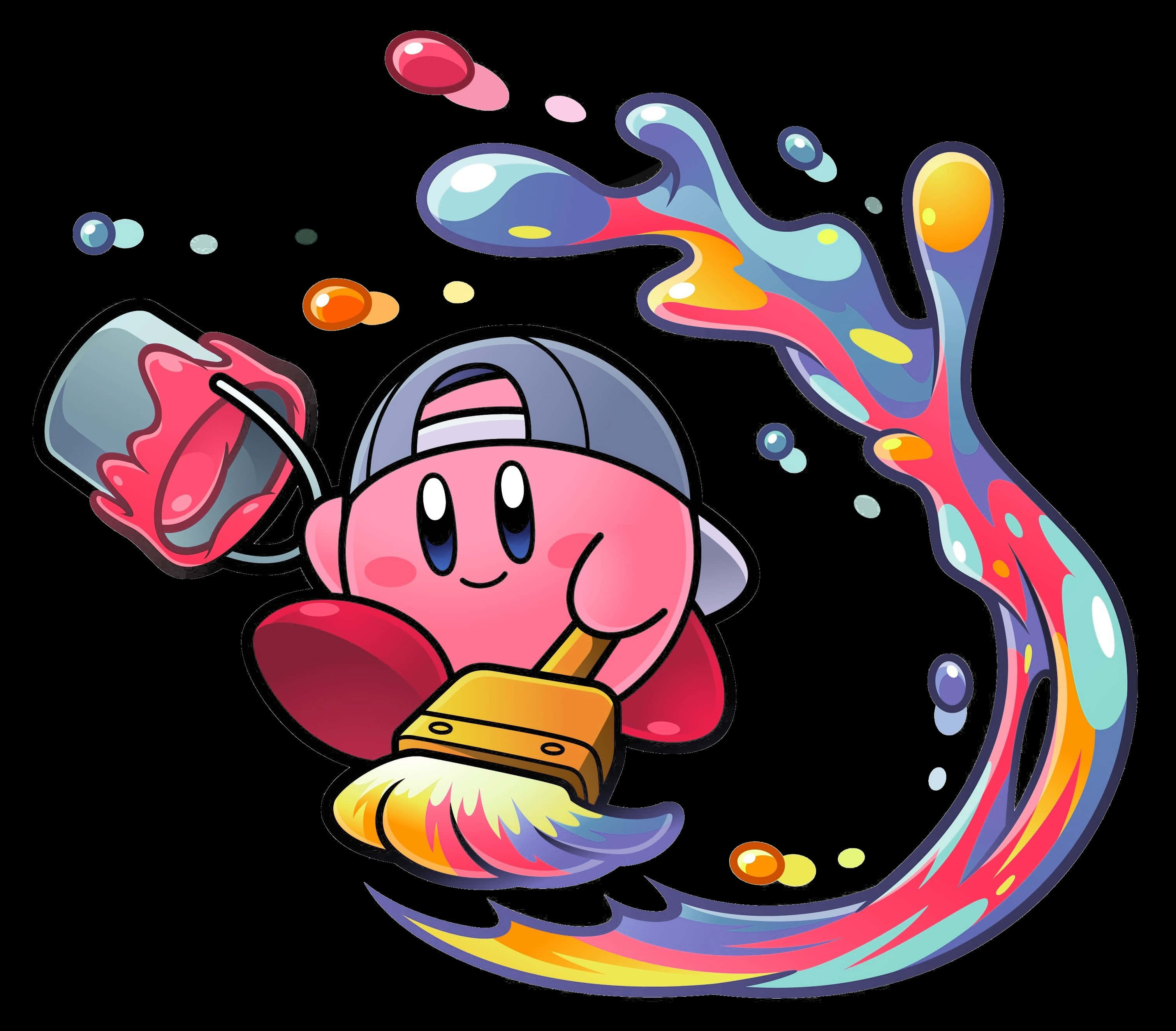 Oulikheid Ken Geen Perke met Kirby Muurpapier