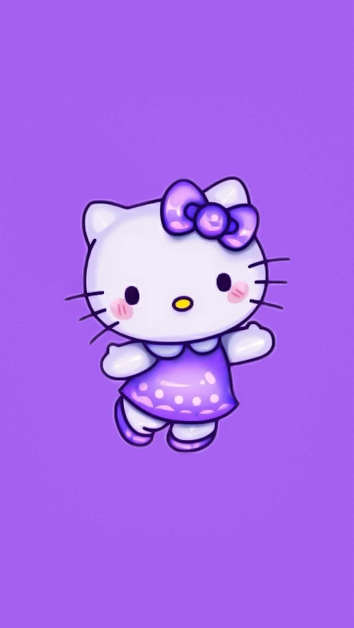 Oulikheid oorlaai met Hello Kitty! Muurpapier