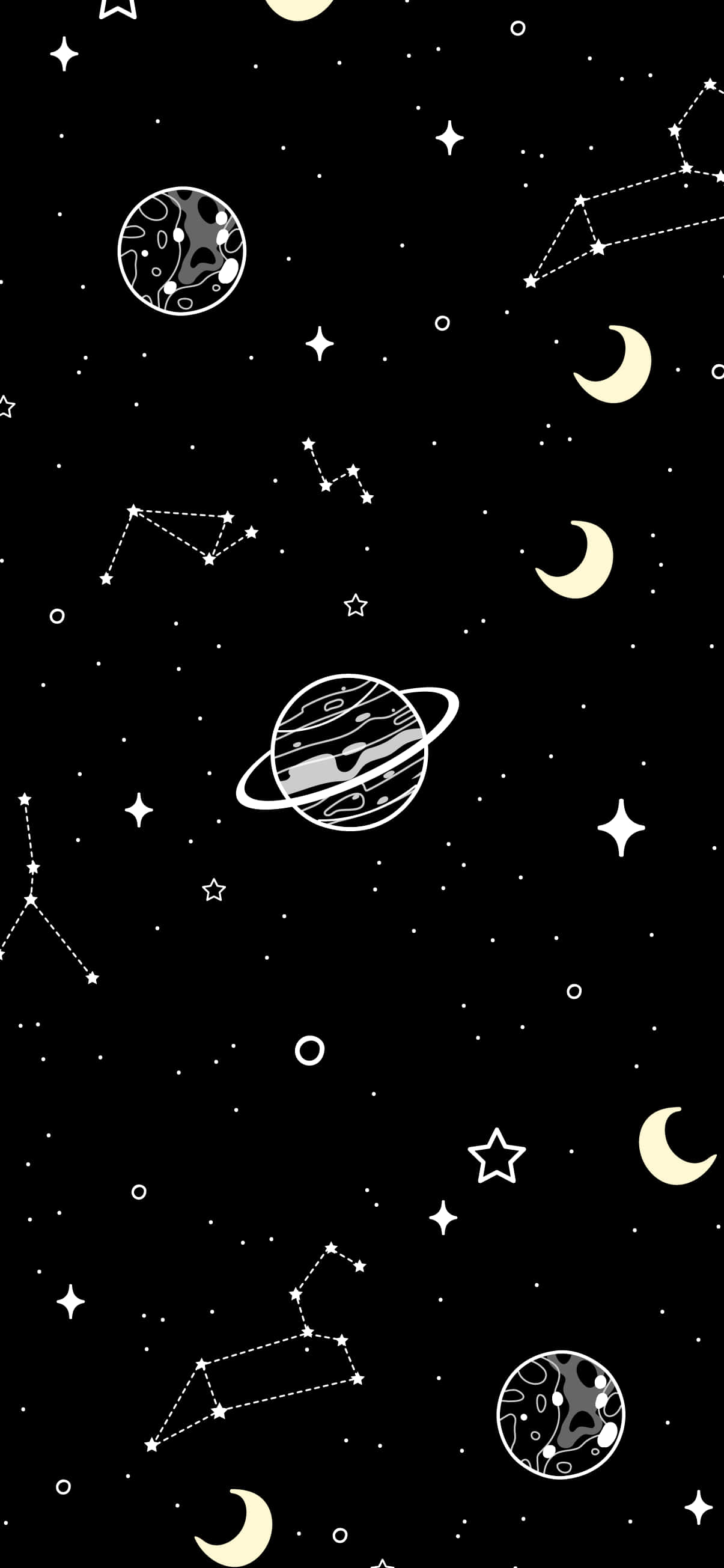 Buite Ruim Pixel 3XL AMOLED Agtergrond Muurpapier