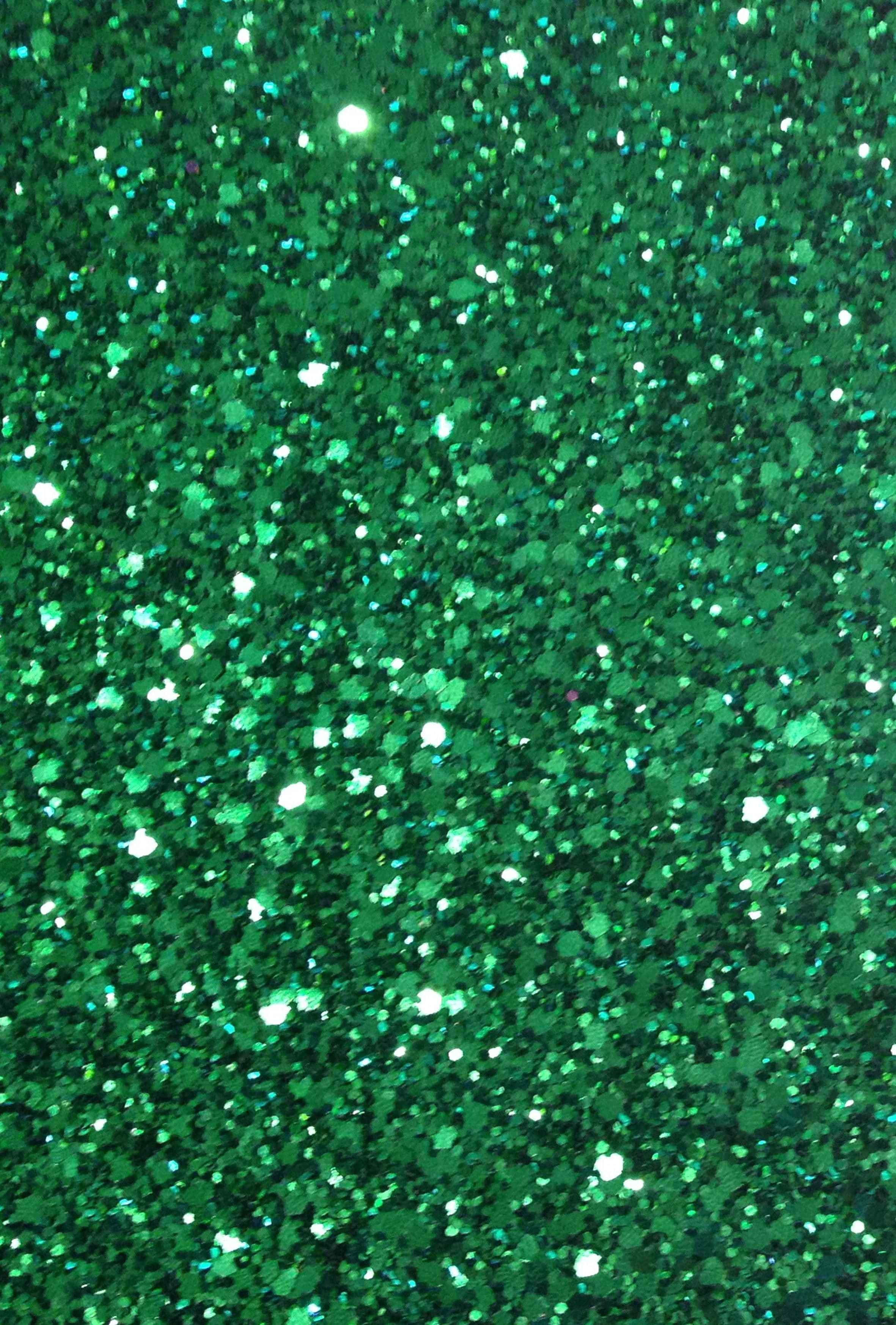 Paillette Smaraggrooi Glitter Agtergrond Muurpapier
