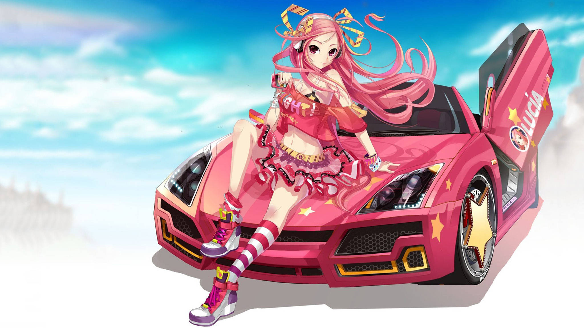 PangYa Anime-motor Muurpapier
