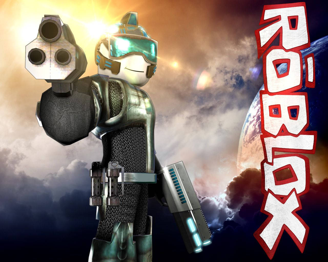 Pas die voorkoms van jou avatar in Roblox aan Muurpapier