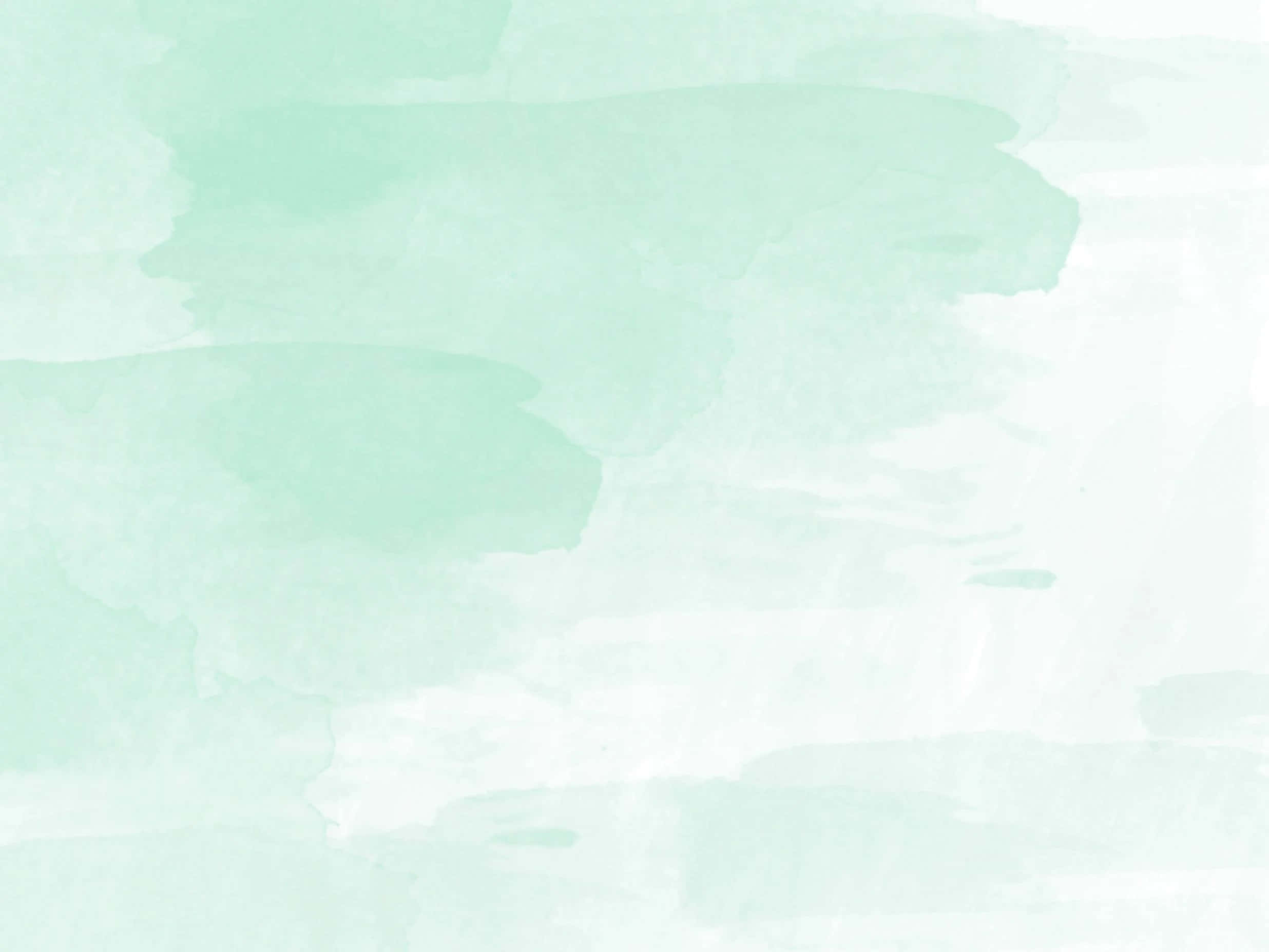 Pastel Lig Groen Waterverfstrepe Agtergrond Muurpapier