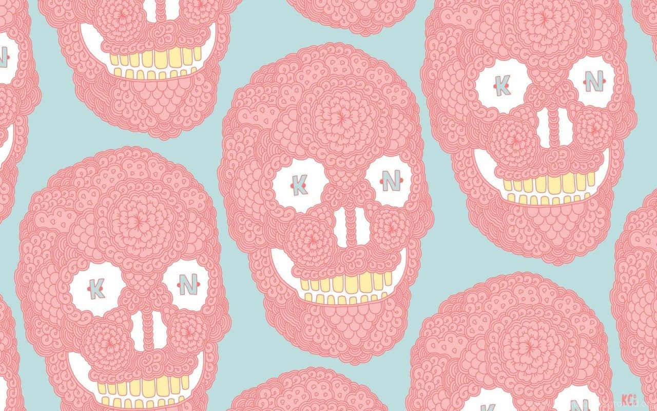 Pastel Pienk Agtergrond Muurpapier