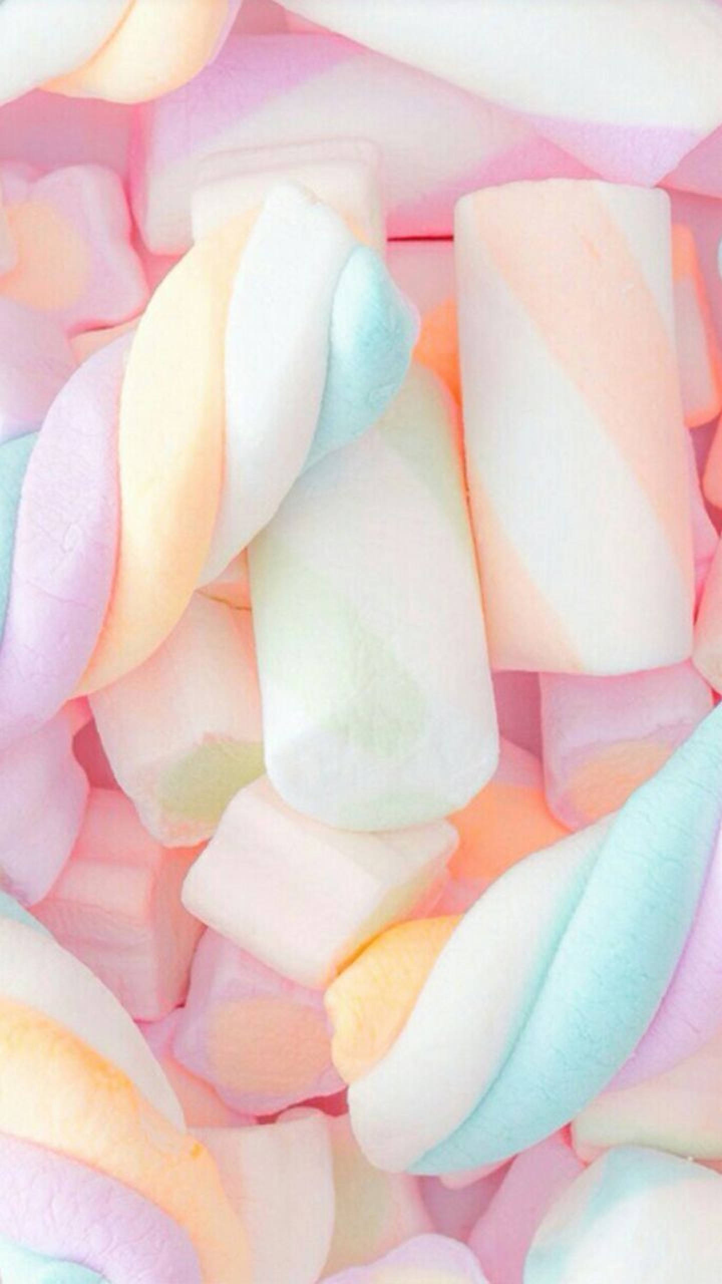 Pastel Reënboog Malvalekkers Muurpapier