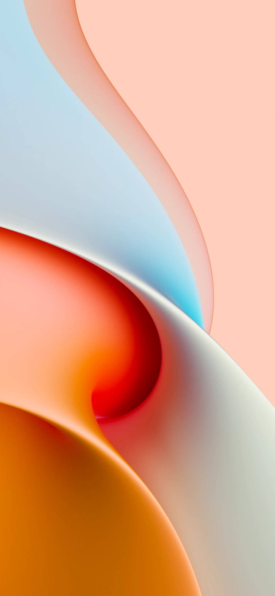 Pastel Skakerings vir Xiaomi Redmi Note 9 Muurpapier