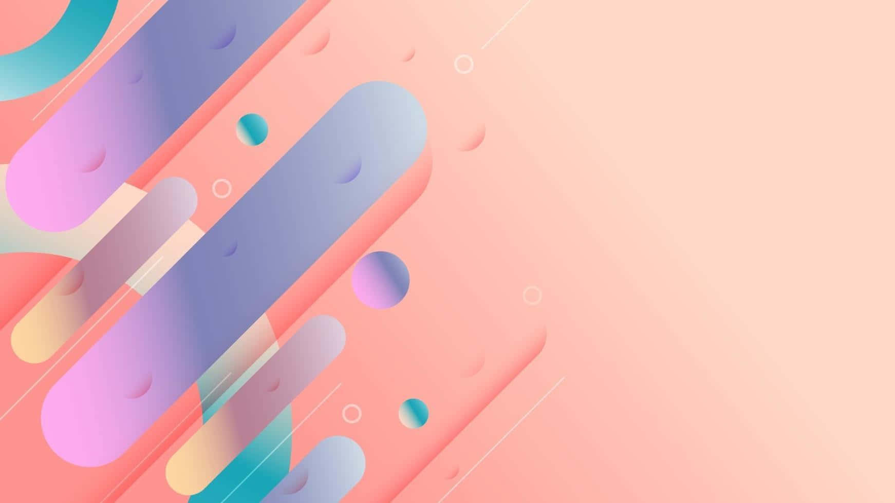 Pastel Vektorkuns Banier Agtergrond Muurpapier