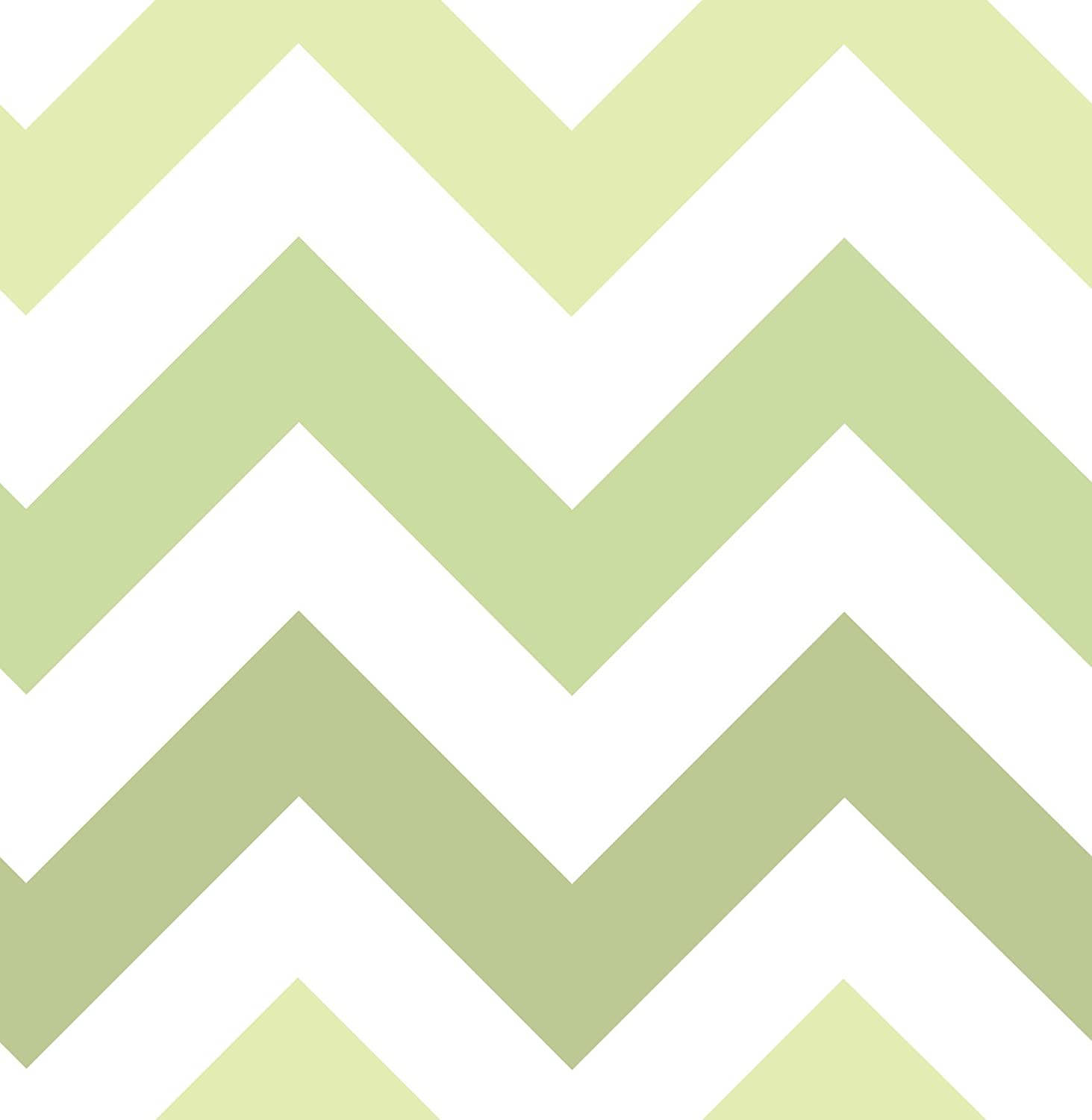 Pastelgroen Sig-sag Ontwerp Muurpapier