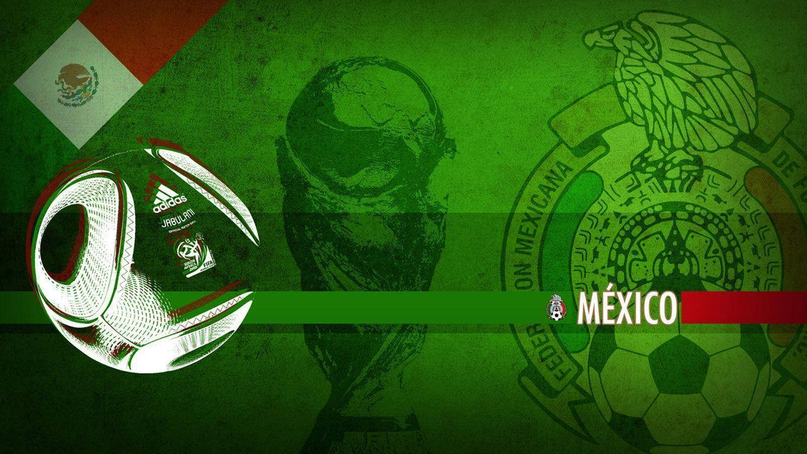 Patriotiese Wêreldbeker Mexiko Nasionale Sokkerspan Muurpapier