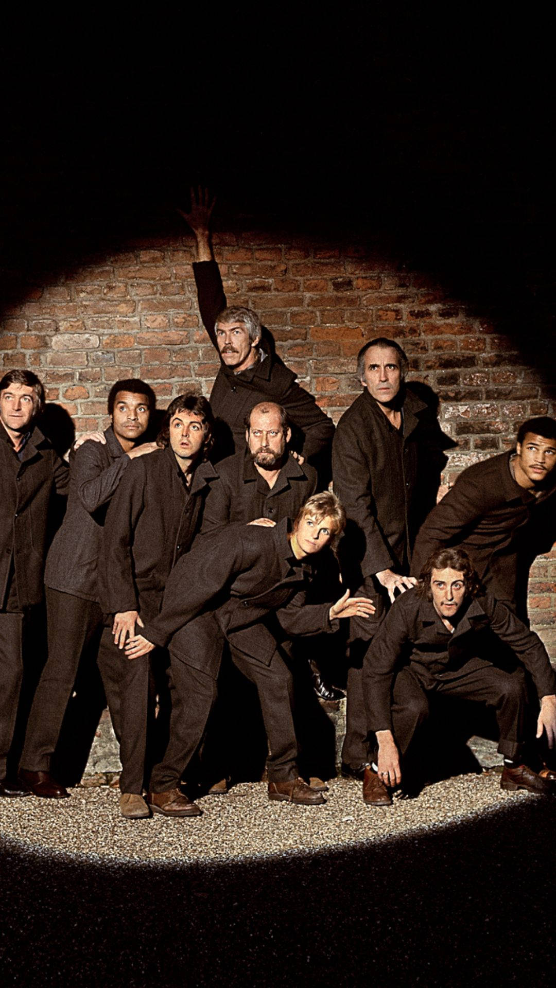 Paul McCartney en Wings Band On The Run Omslag Muurpapier