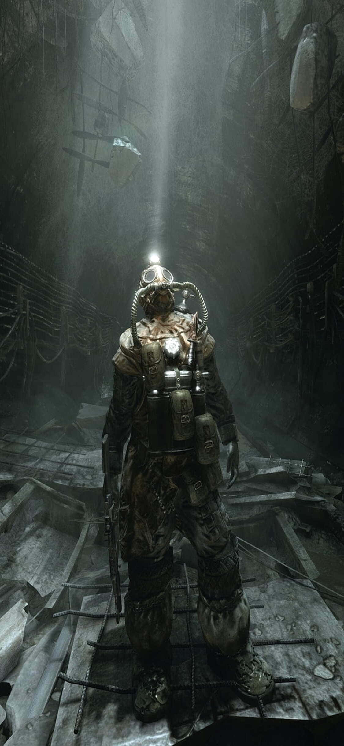 Pavel Morozov iPhone X Metro Last Light Agtergrond Muurpapier