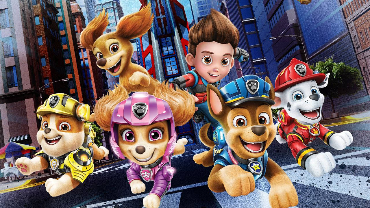 Paw Patrol The Movie Pups Storm Muurpapier