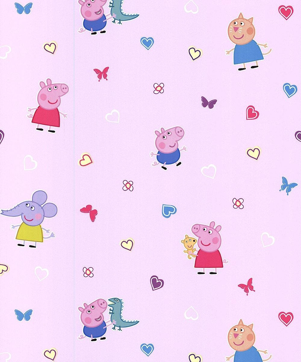 "Peppa Vark is Gereed om te Speel!" Muurpapier